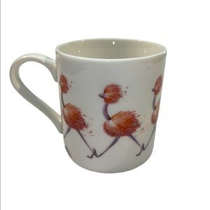 Jellycat Glad to Be Me Coffee Mug Cup - Running Birds Ostrich - Like New